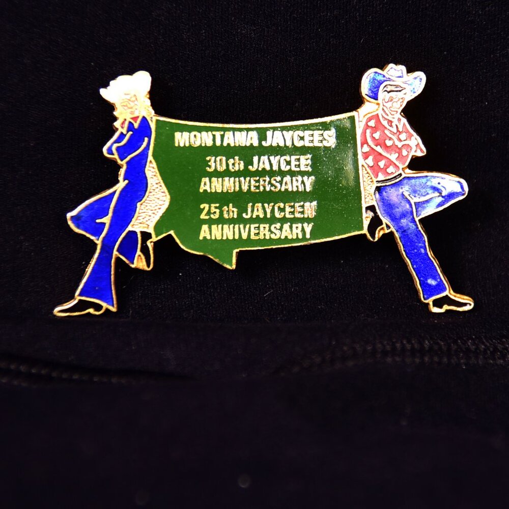 Vintage Montana Jaycees State Pin